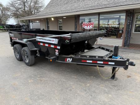 New 2027 PJ 83 x14' BP Tandem Axle Low Pro Telescopic Dump w/ 24  Sides – DT Voyager Package