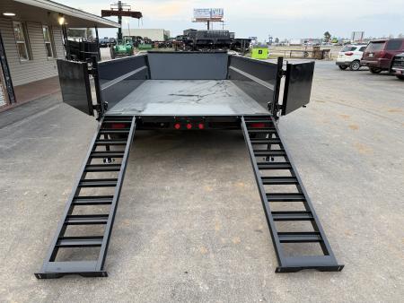 New 2027 PJ 83"x14' BP Tandem Axle Low Pro Telescopic Dump w/ 24" Sides – DT Voyager Package