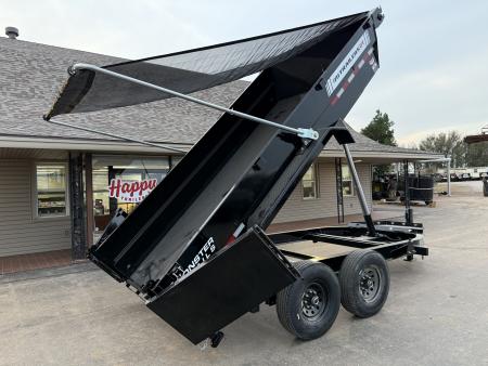 New 2027 PJ 83"x14' BP Tandem Axle Low Pro Telescopic Dump w/ 24" Sides – DT Voyager Package