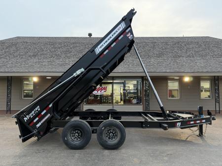New 2027 PJ 83"x14' BP Tandem Axle Low Pro Telescopic Dump w/ 24" Sides – DT Voyager Package