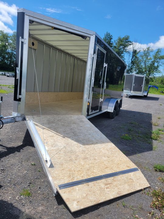 New 2027 ALCOM E7X18-IF STEALTH Snowmobile Trailer