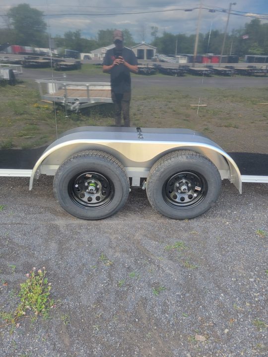 New 2027 ALCOM E7X18-IF STEALTH Snowmobile Trailer