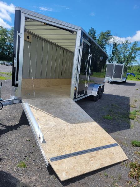 New 2027 ALCOM E7X18-IF STEALTH Snowmobile Trailer