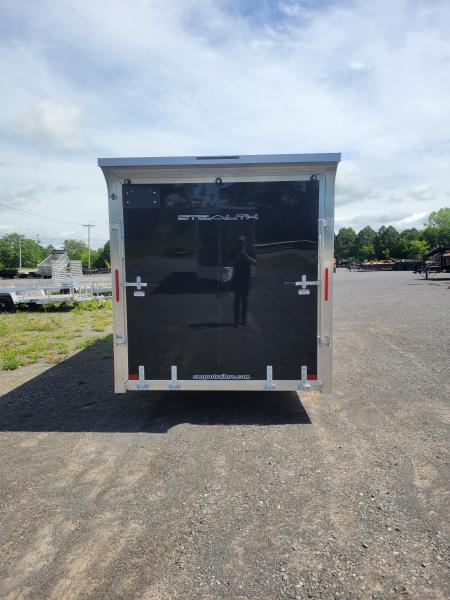 New 2027 ALCOM E7X18-IF STEALTH Snowmobile Trailer