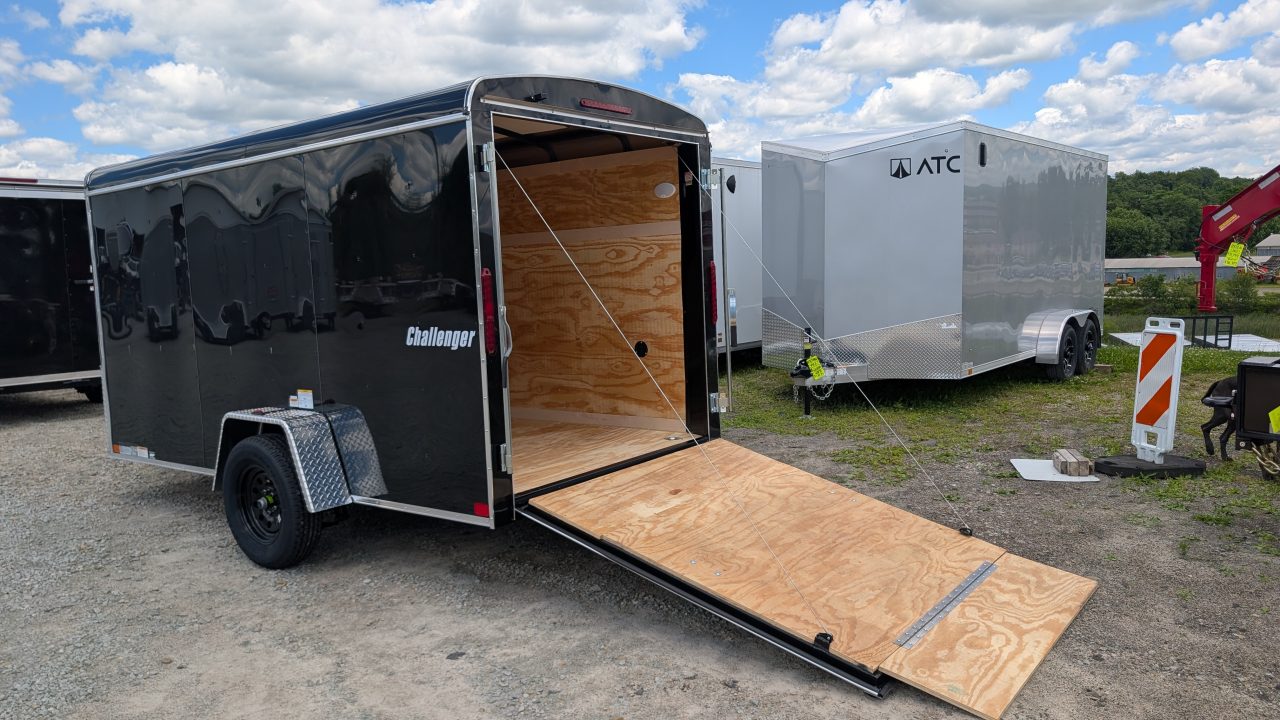 New 2027 Homesteader 6x12 Challenger Cargo Trailer w/ Ramp Door