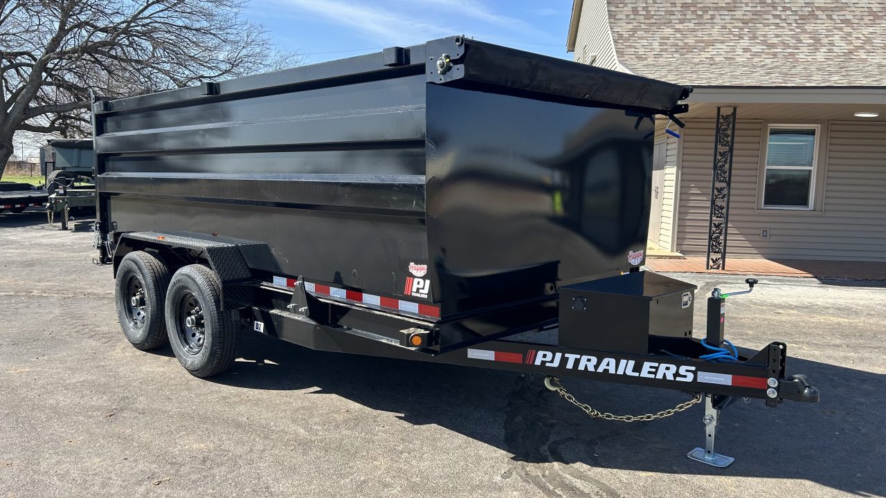 New 2027 PJ 83"x14' BP Tandem Axle Dump w/ 48" Sides – D7