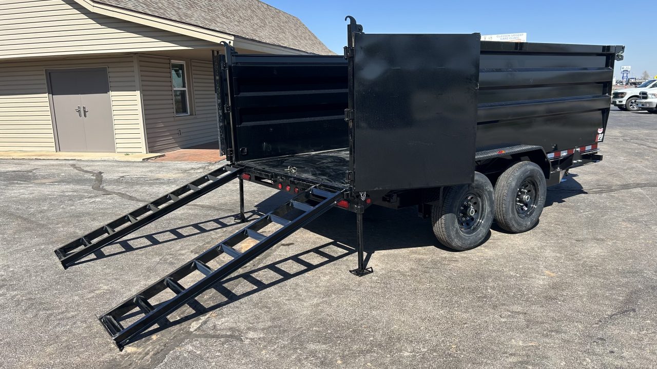New 2027 PJ 83"x14' BP Tandem Axle Dump w/ 48" Sides – D7