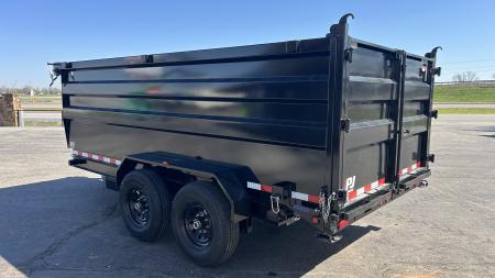 New 2027 PJ 83"x14' BP Tandem Axle Dump w/ 48" Sides – D7
