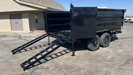 New 2027 PJ 83"x14' BP Tandem Axle Dump w/ 48" Sides – D7