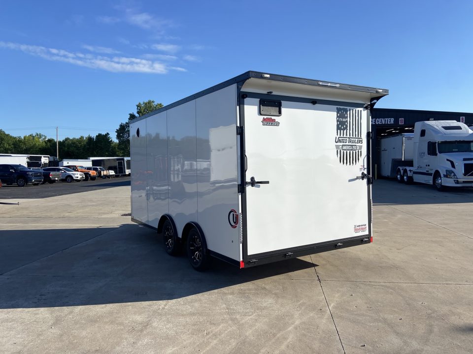 New United Trailers UJ-8.5X16 Enclosed Trailer