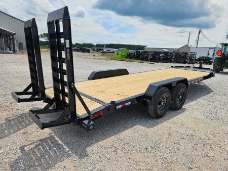 New 2026 Load Trail 83X22 TANDEM 14K EQUIPMENT HAULER W/6" I-BEAM FRAME FULL TONGUE BOX & WIDE STANDUPS
