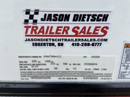 New United CLAV 8.5x23 Enclosed Trailer