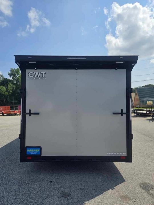 New 2026 COVERED WAGON 8.5X20 ENCLOSED TRAILER WITH 5200LB AXLES AND BLACK OUT PACKAGE