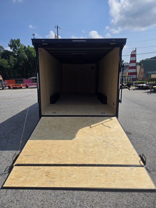 New 2026 COVERED WAGON 8.5X20 ENCLOSED TRAILER WITH 5200LB AXLES AND BLACK OUT PACKAGE