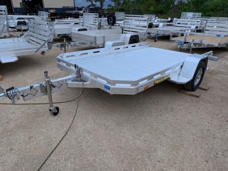 New 2027 Aluma 77 x 12 Heavy Slotted Single Axle Utility Tilt Trailer with 2990 lb. GVWR