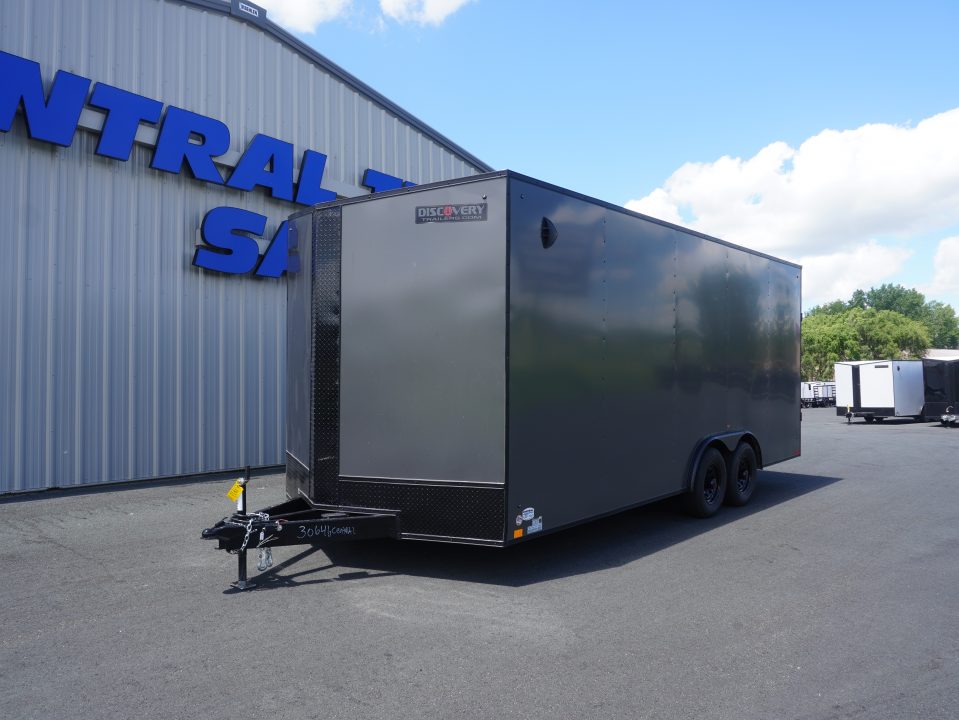 New 2027 Discovery Trailers ET 8.5x20ft 7'6" Int Height Cargo / Enclosed Trailer