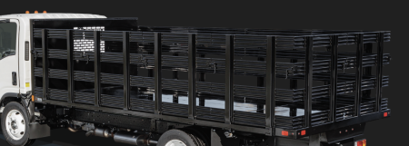 New SH Truck Bodies 11'6  Stake Body Side Racks
