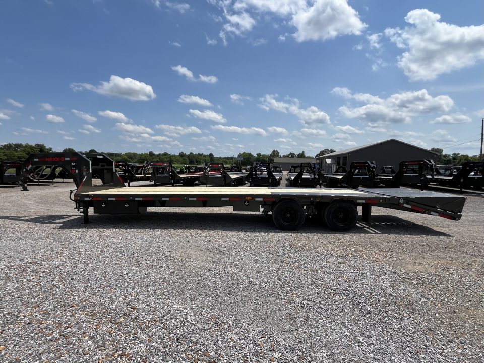 New 2027 MAXXD Gooseneck Flatbed Trailer | 102" x 30' 30K GVWR