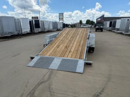 New 2026 BND Trailers 7x16+6 Split Tilt Galvanized Tilt Trailer/Equipment Trailer