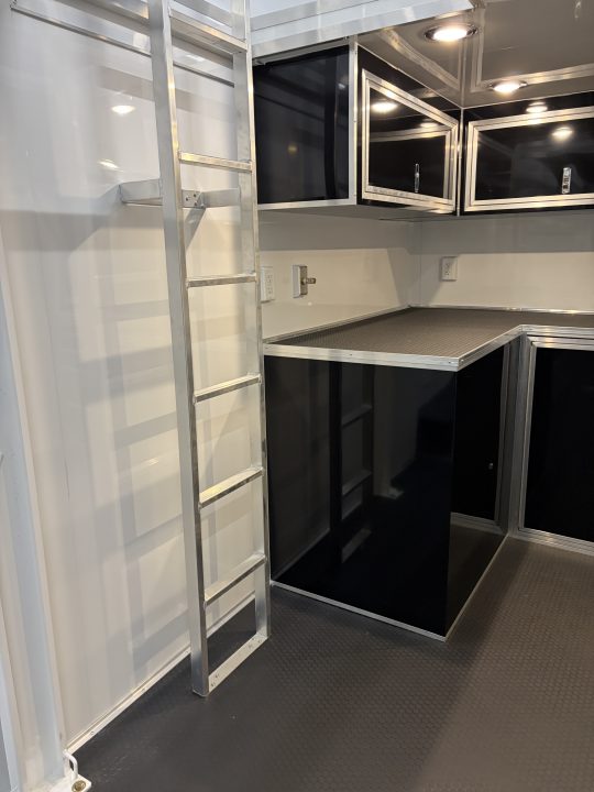 New 2027 Haulmark EDGE 28 Stacker Race Trailer, Finished Race Interior, 21K GVWR, Awnings, Lift