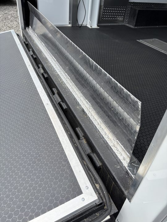 New 2027 Haulmark EDGE 28 Stacker Race Trailer, Finished Race Interior, 21K GVWR, Awnings, Lift