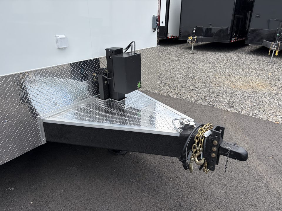 New 2027 Haulmark EDGE 28 Stacker Race Trailer, Finished Race Interior, 21K GVWR, Awnings, Lift