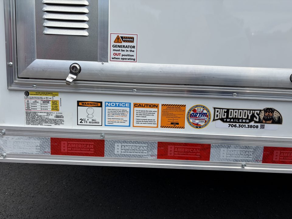 New 2027 Haulmark EDGE 28 Stacker Race Trailer, Finished Race Interior, 21K GVWR, Awnings, Lift