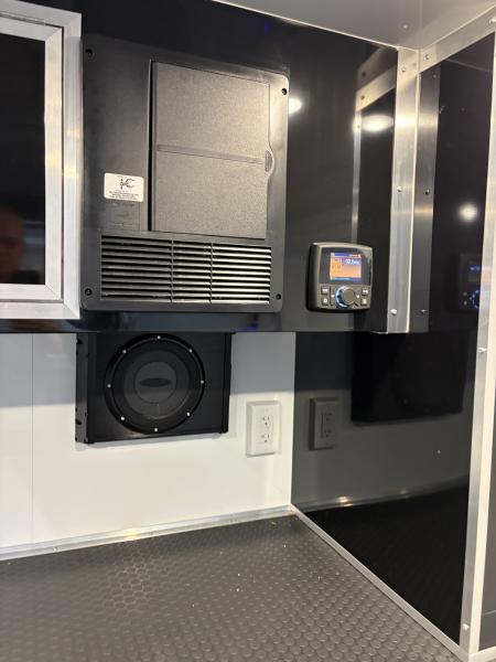 New 2027 Haulmark EDGE 28 Stacker Race Trailer, Finished Race Interior, 21K GVWR, Awnings, Lift