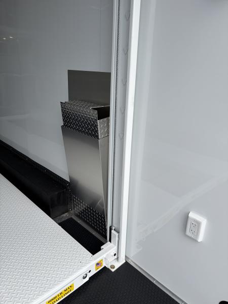 New 2027 Haulmark EDGE 28 Stacker Race Trailer, Finished Race Interior, 21K GVWR, Awnings, Lift