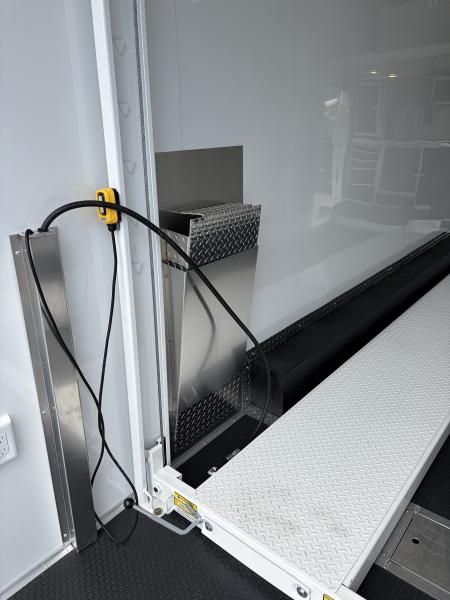 New 2027 Haulmark EDGE 28 Stacker Race Trailer, Finished Race Interior, 21K GVWR, Awnings, Lift