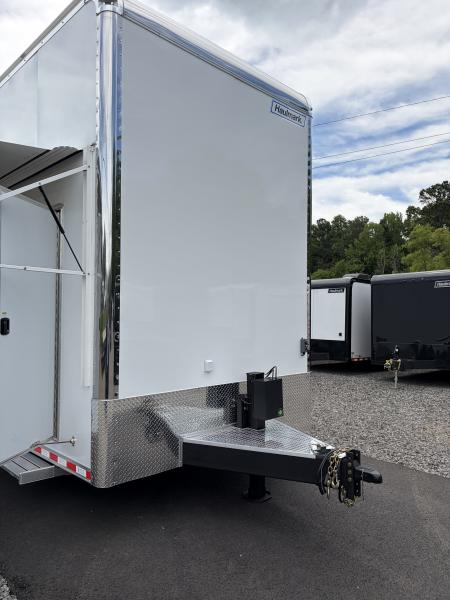 New 2027 Haulmark EDGE 28 Stacker Race Trailer, Finished Race Interior, 21K GVWR, Awnings, Lift