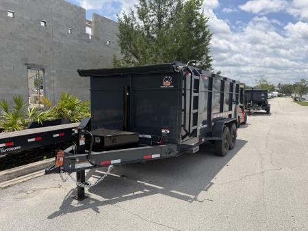New 2026 Panther Cargo 14K 7X16X4 TA Dump Trailer