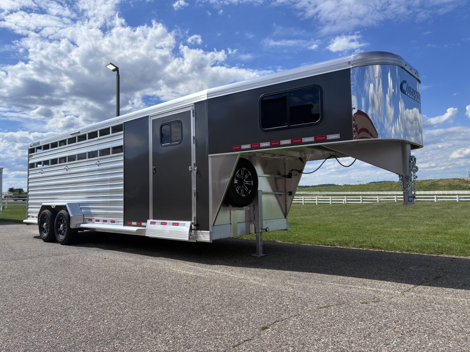 New 2027 Cimarron Trailers Lonestar 24' Stock / Stock Combo Trailer