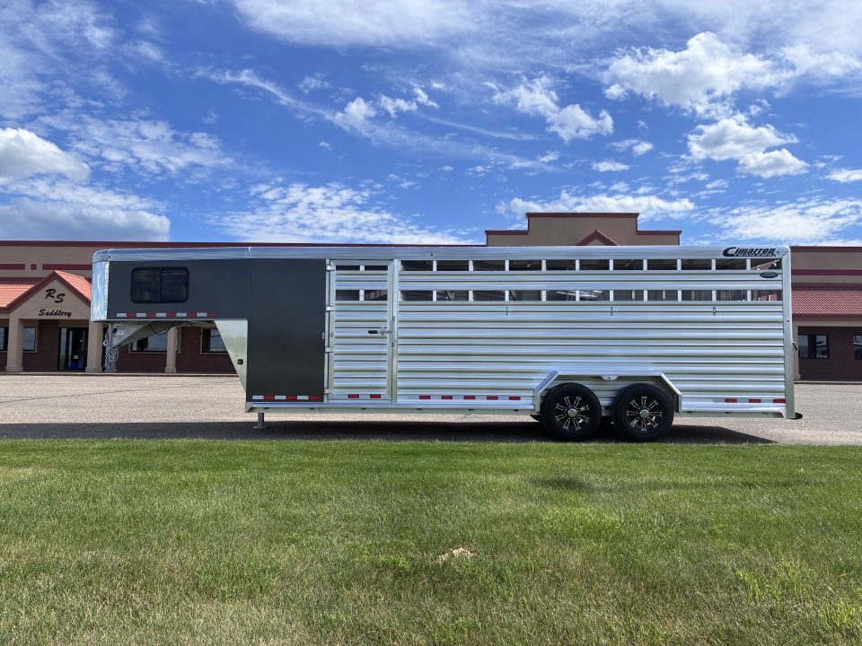 New 2027 Cimarron Trailers Lonestar 24' Stock / Stock Combo Trailer