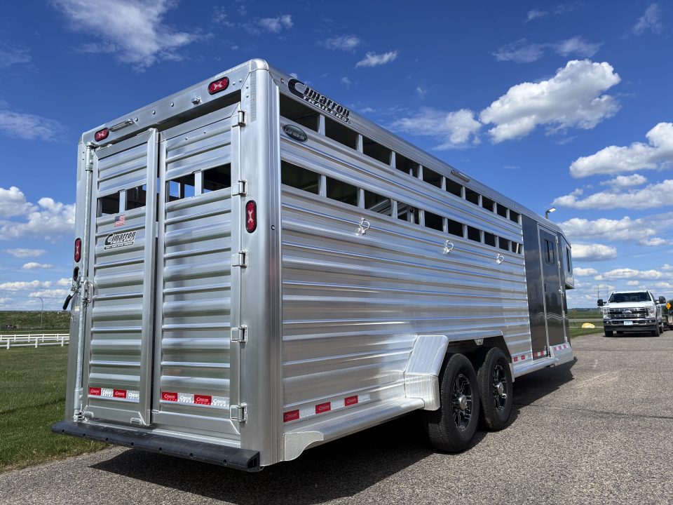 New 2027 Cimarron Trailers Lonestar 24' Stock / Stock Combo Trailer