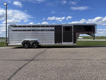 New 2027 Cimarron Trailers Lonestar 24' Stock / Stock Combo Trailer