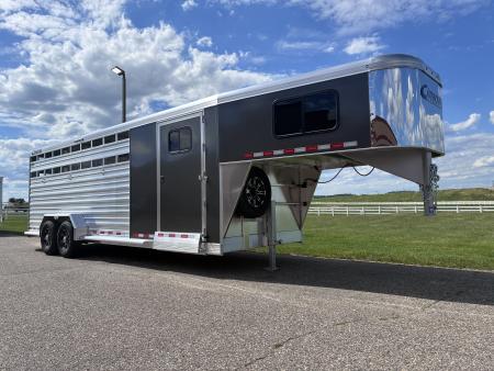 New 2027 Cimarron Trailers Lonestar 24' Stock / Stock Combo Trailer