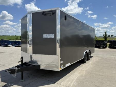 New 2026 Formula Trailers Traverse Charcoal 8.5'x20' 10k Flat Top V-Nose Enclosed Car Hauler Cargo Cargo / Enclosed Trailer