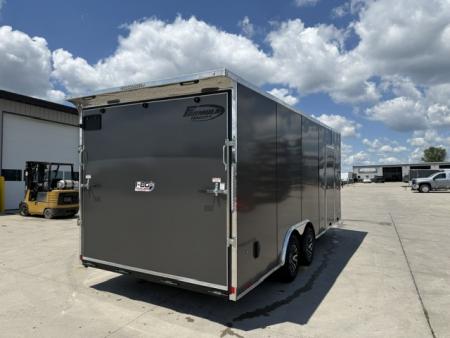 New 2026 Formula Trailers Traverse Charcoal 8.5'x20' 10k Flat Top V-Nose Enclosed Car Hauler Cargo Cargo / Enclosed Trailer