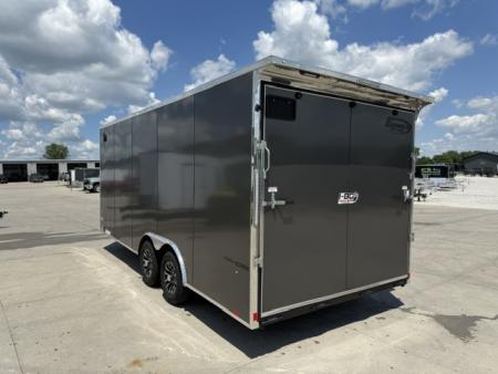 New 2026 Formula Trailers Traverse Charcoal 8.5'x20' 10k Flat Top V-Nose Enclosed Car Hauler Cargo Cargo / Enclosed Trailer