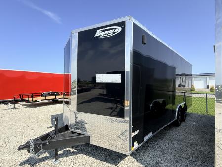 New 2026 Formula Traverse Black 8.5'x20' 10k Flat Top V-Nose Enclosed Car Hauler Cargo Trailer
