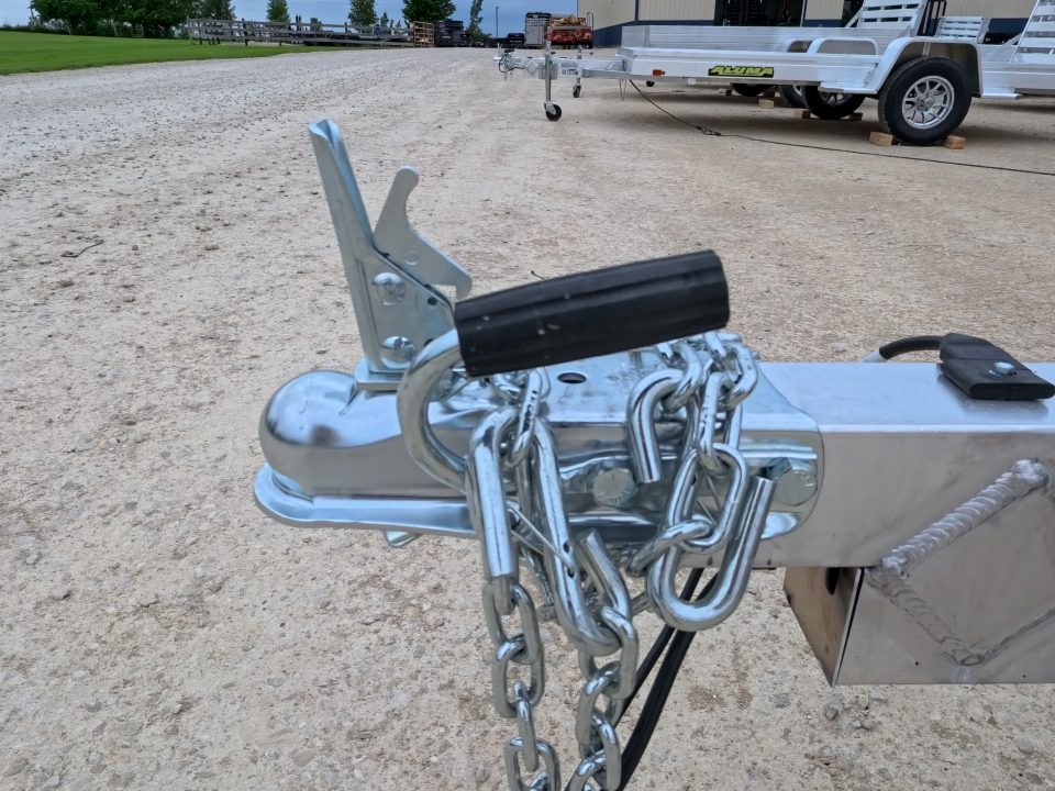 New 2027 Aluma 63 X 10 Heavy Single Axle Utility Trailer with Straight Tailgate , Solid Front and Sides