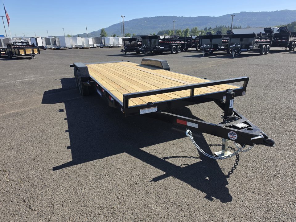 New 2026 Sure Trac 7x22 Flatbed Car Hauler 10K GVWR