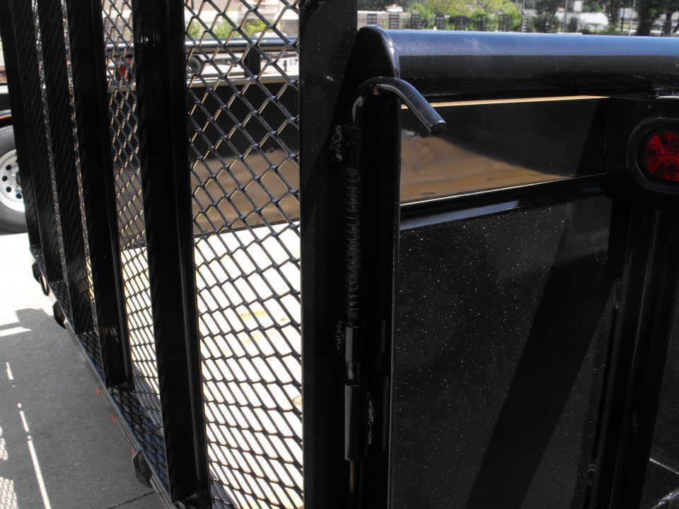 New Hi-Wall Utility 77 X 10 Ramp Solid Sides 2990 Axle