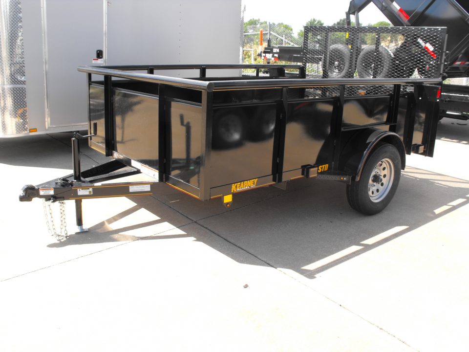 New Hi-Wall Utility 77 X 10 Ramp Solid Sides 2990 Axle