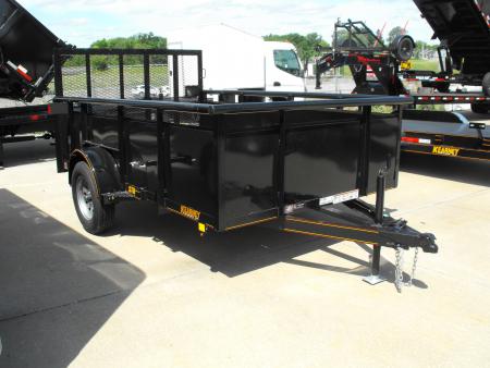 New Hi-Wall Utility 77 X 10 Ramp Solid Sides 2990 Axle