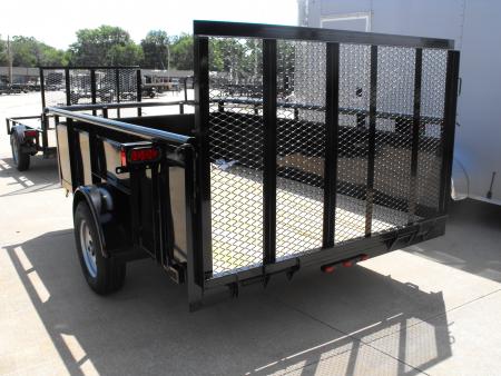 New Hi-Wall Utility 77 X 10 Ramp Solid Sides 2990 Axle