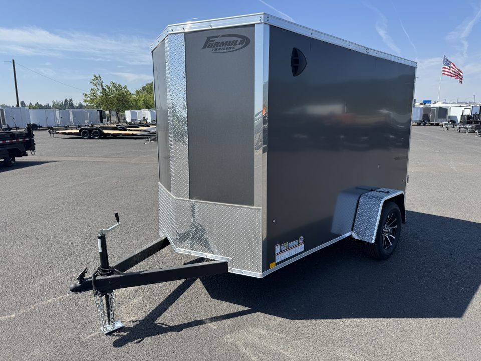 New 2026 Formula 5x10 Enclosed Trailer w/ Composite & Alum Rims 3K GVWR
