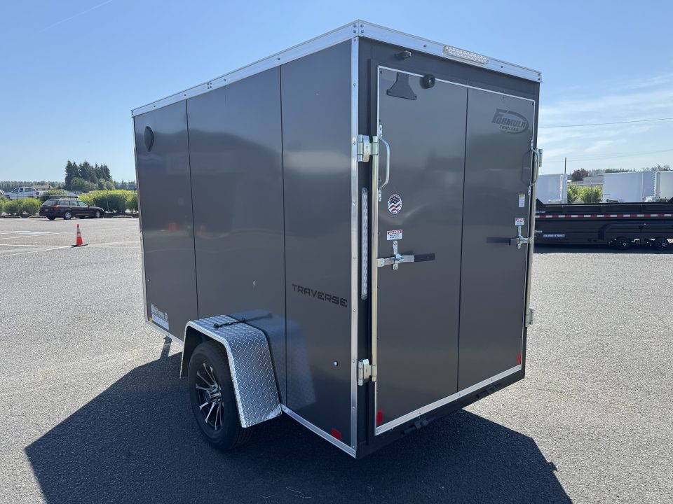 New 2026 Formula 5x10 Enclosed Trailer w/ Composite & Alum Rims 3K GVWR