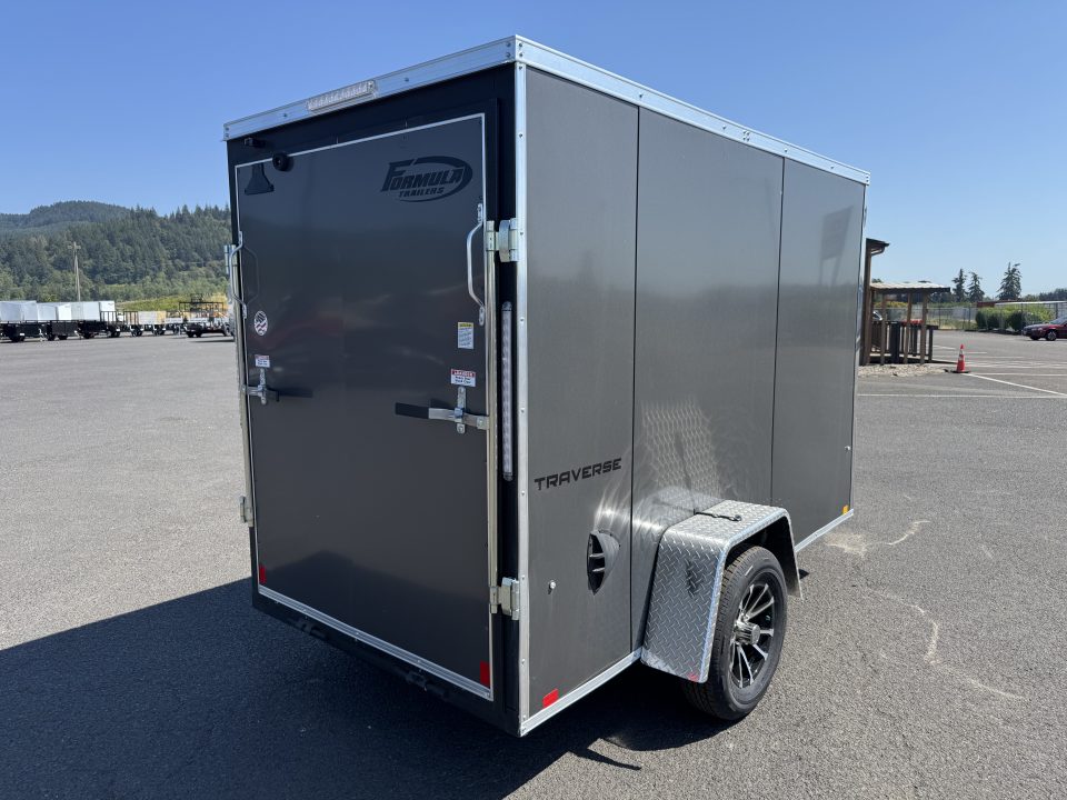 New 2026 Formula 5x10 Enclosed Trailer w/ Composite & Alum Rims 3K GVWR